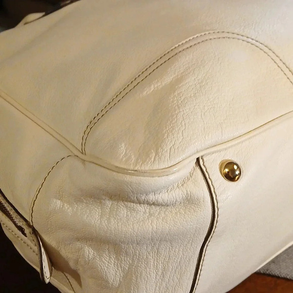 Gucci tote bag Sherry Line White Leather - Picture 9 of 16